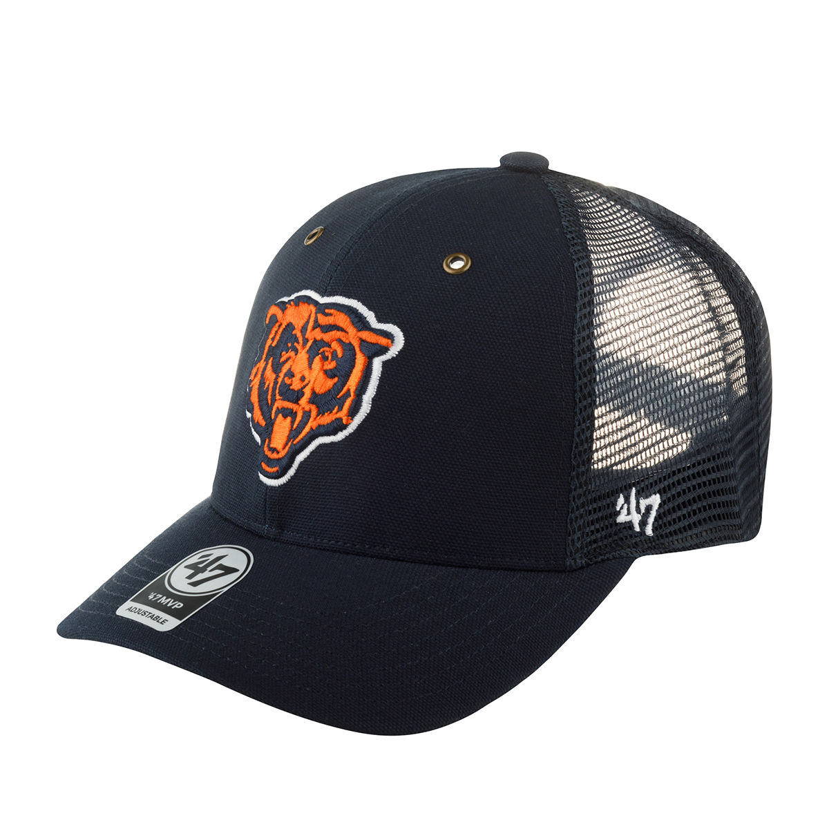 Бейсболка унисекс 47 BRAND Carhartt collab Chicago Bears темно-синяя/оранжевая, one size синий