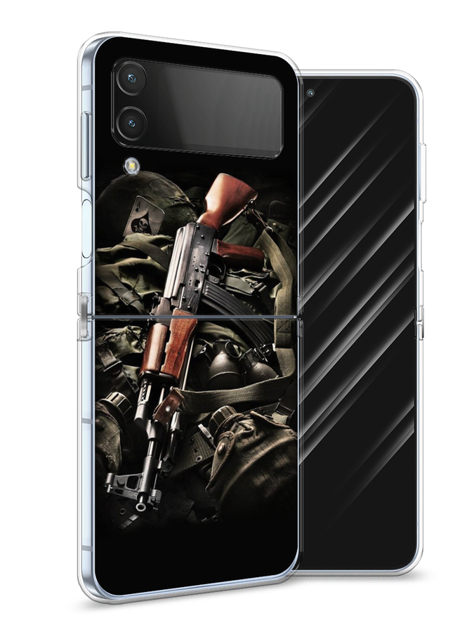 

Чехол Awog на Samsung Galaxy Z Flip 4 / Самсунг Z Flip 4 "Автомат", Разноцветный, 2106650-5