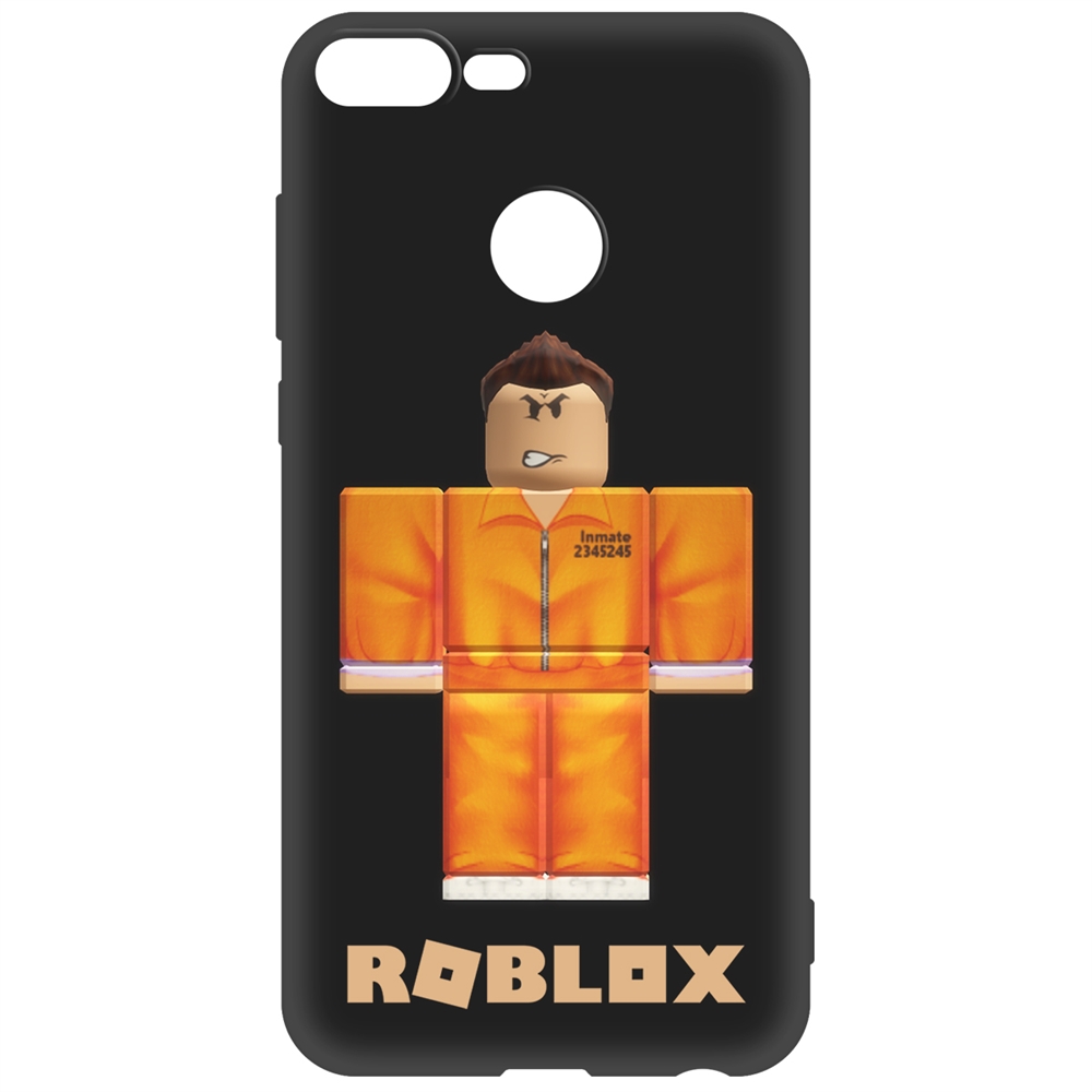 Чехол-накладка Krutoff Soft Case Roblox-Заключенный для Honor 9 Lite черный