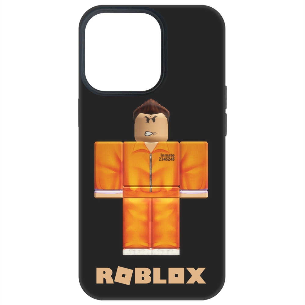 

Чехол-накладка Krutoff Soft Case Roblox-Заключенный для iPhone 13 Pro черный