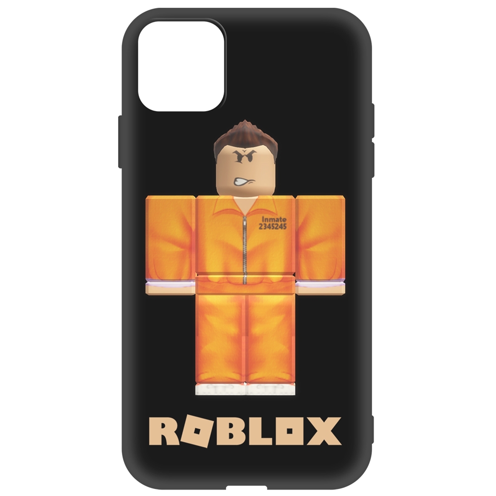 

Чехол-накладка Krutoff Soft Case Roblox-Заключенный для iPhone 11 черный