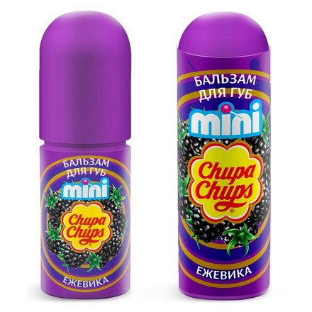 фото Бальзам для губ chupa chups mini ежевика