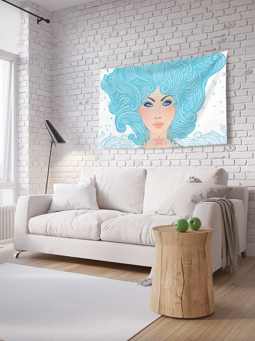 

Тапестри декоративное панно с фотопечатью tpg_58198_100x150 JoyArty