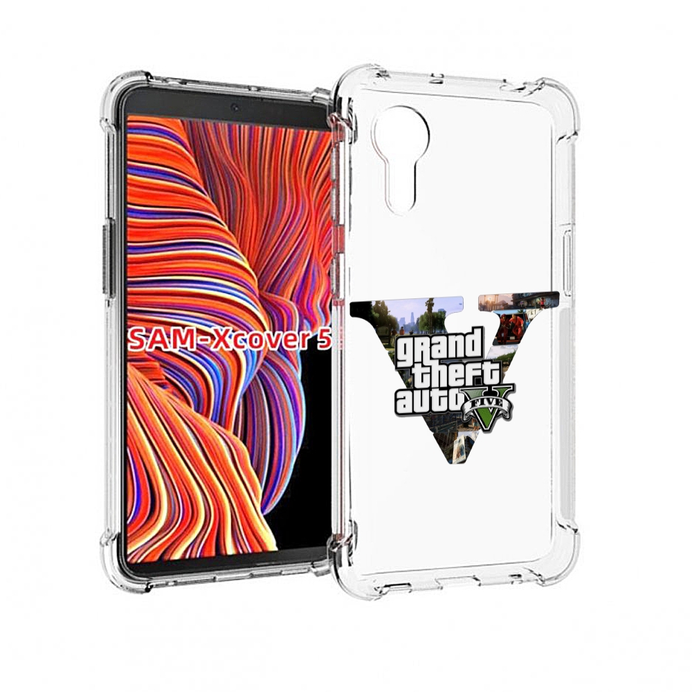 

Чехол MyPads GTA 5 логотип для Samsung Galaxy Xcover 5, Прозрачный, Tocco
