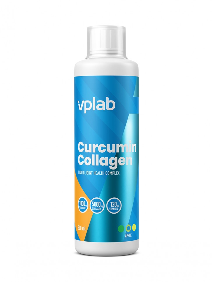 Куркумин и коллаген VPLab Curcumin Collagen 500 мл (яблоко)