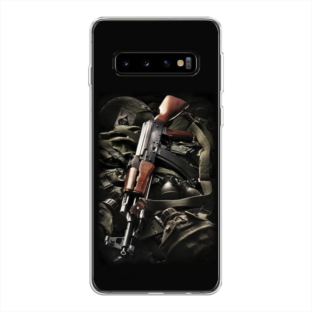 

Чехол Awog на Samsung Galaxy S10 Plus "Автомат", Разноцветный, 27150-5