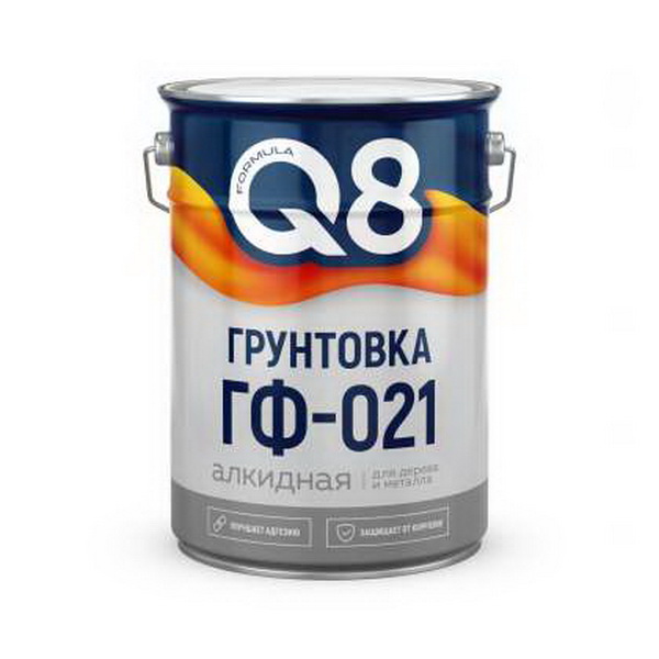 Грунтовка ГФ-021 серая 20 кг Formula Q8 1 7200₽