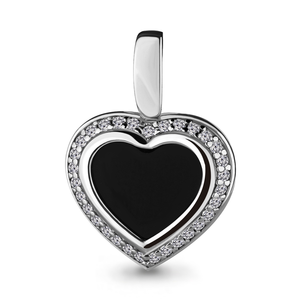

Подвеска из серебра с фианитом и стекло Aquamarine 23467АЧ_925_р, 23467АЧ_925_р