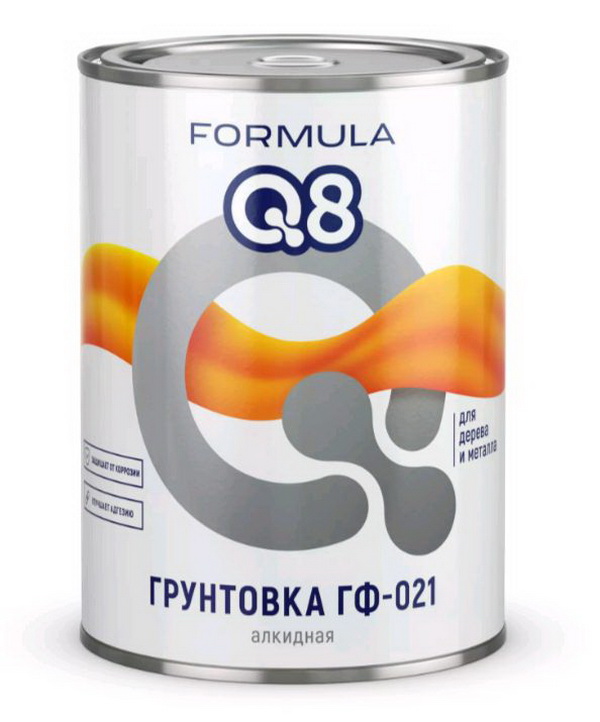 Грунтовка ГФ-021 серая 09 кг Formula Q8 14 928₽