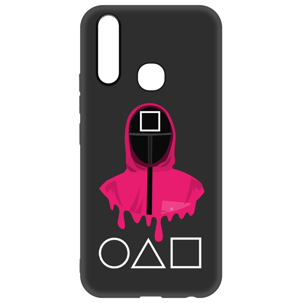 Чехол-накладка Krutoff Soft Case Игра в кальмара-Начальник для Vivo Y11 черный