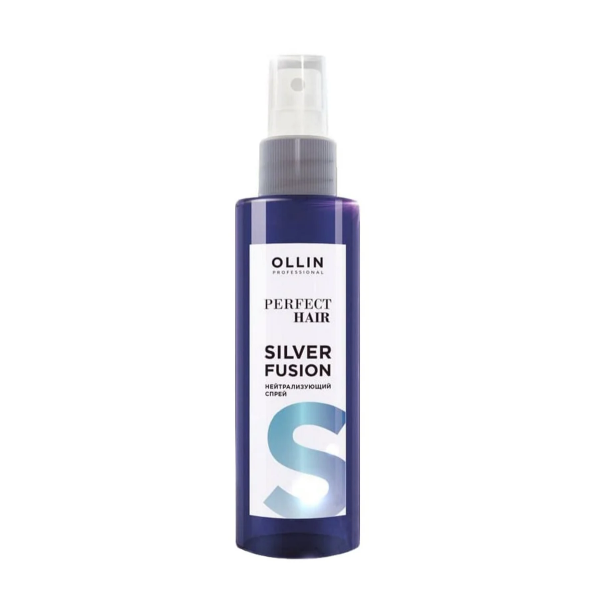 Нейтрализующий спрей для волос Ollin Professional PERFECT HAIR SILVER FUSION 120мл