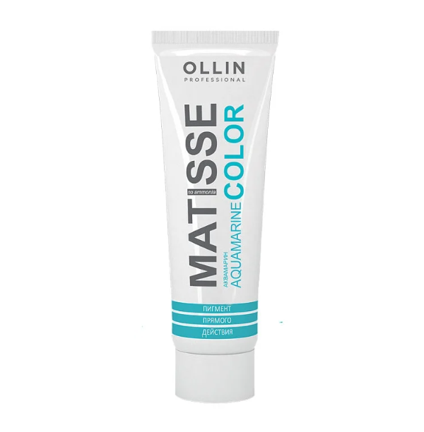 Пигмент прямого действия Ollin Professional MATISSE COLOR aquamarine/аквамарин 100мл