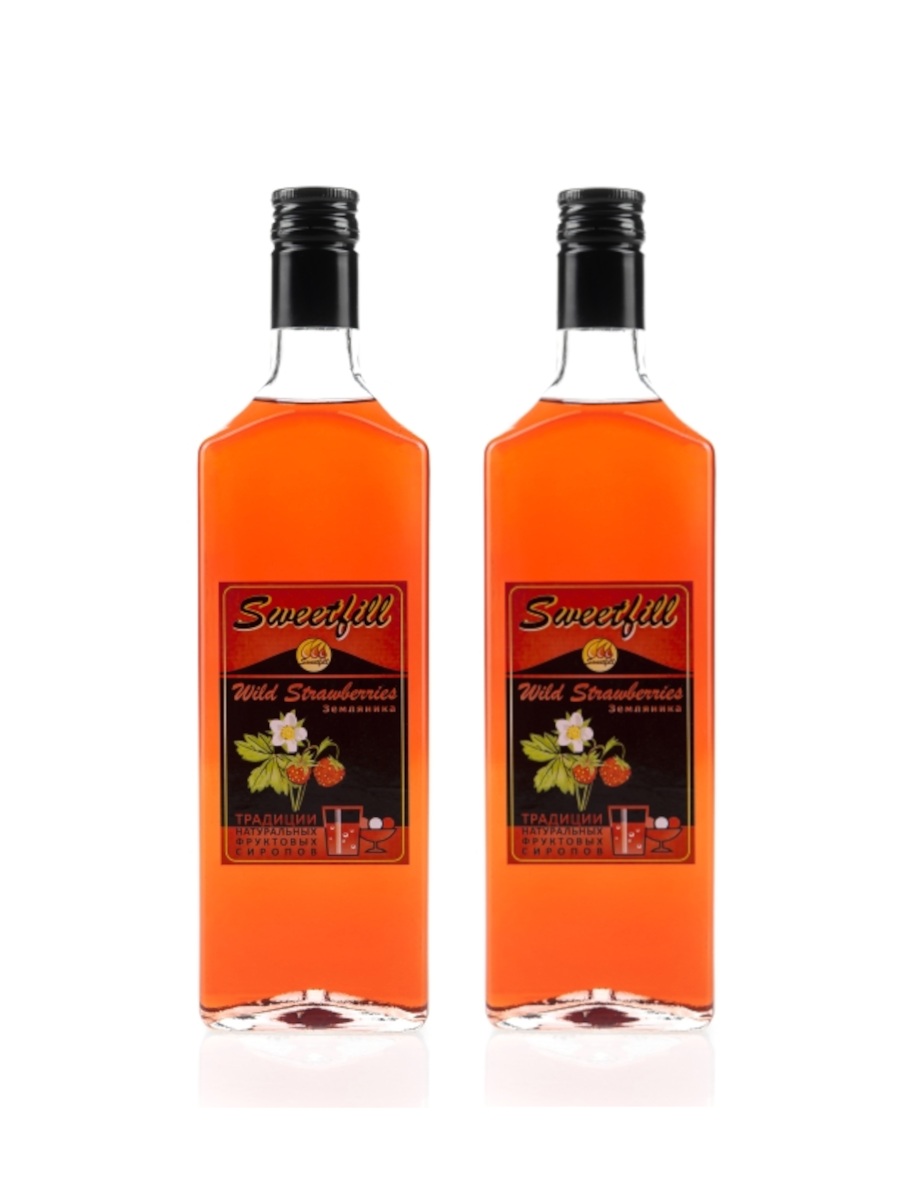 

Комплект сиропов Sweetfill Земляника, 2шт по 0,5 л