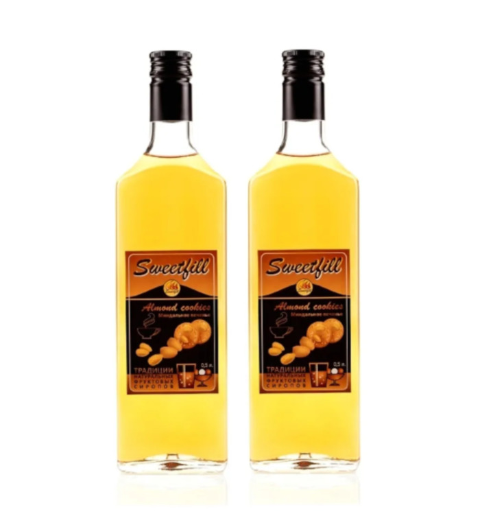 

Комплект сиропов Sweetfill Миндальное печенье, 2 шт по 0,5 л