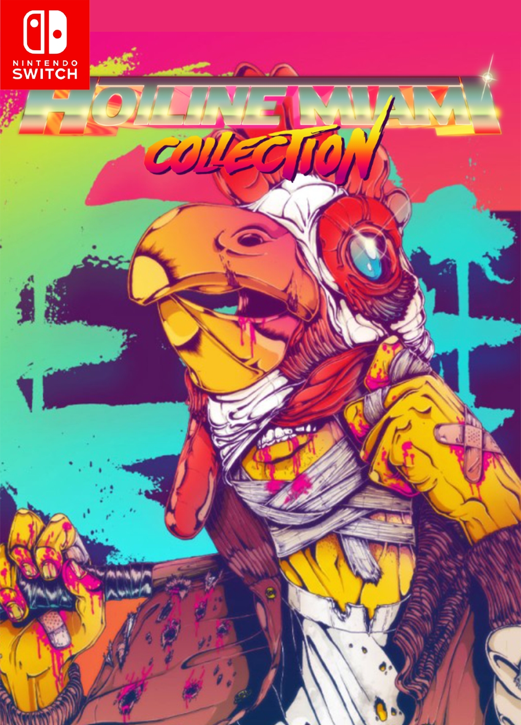 фото Игра hotline miami collection русская версия (switch) devolver digital