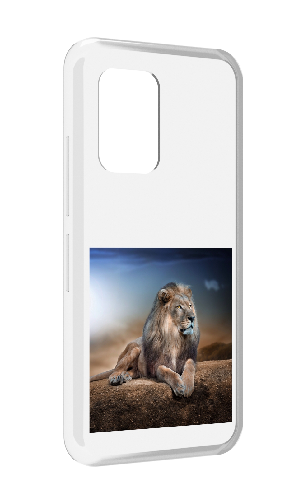 

Чехол MyPads Лев-наблюдает для UMIDIGI Bison GT, Прозрачный, Tocco