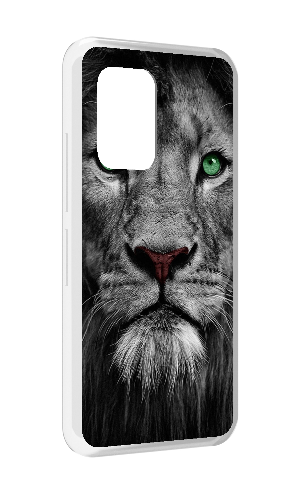 

Чехол MyPads Лев-зеленоглазый мужской для UMIDIGI Bison GT, Прозрачный, Tocco