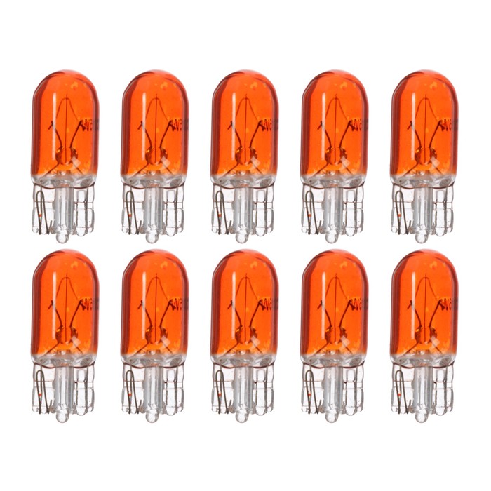 

Галогенная лампа Cartage ORANGE T10 W5W, 5 Вт, 12 В, набор 10 шт