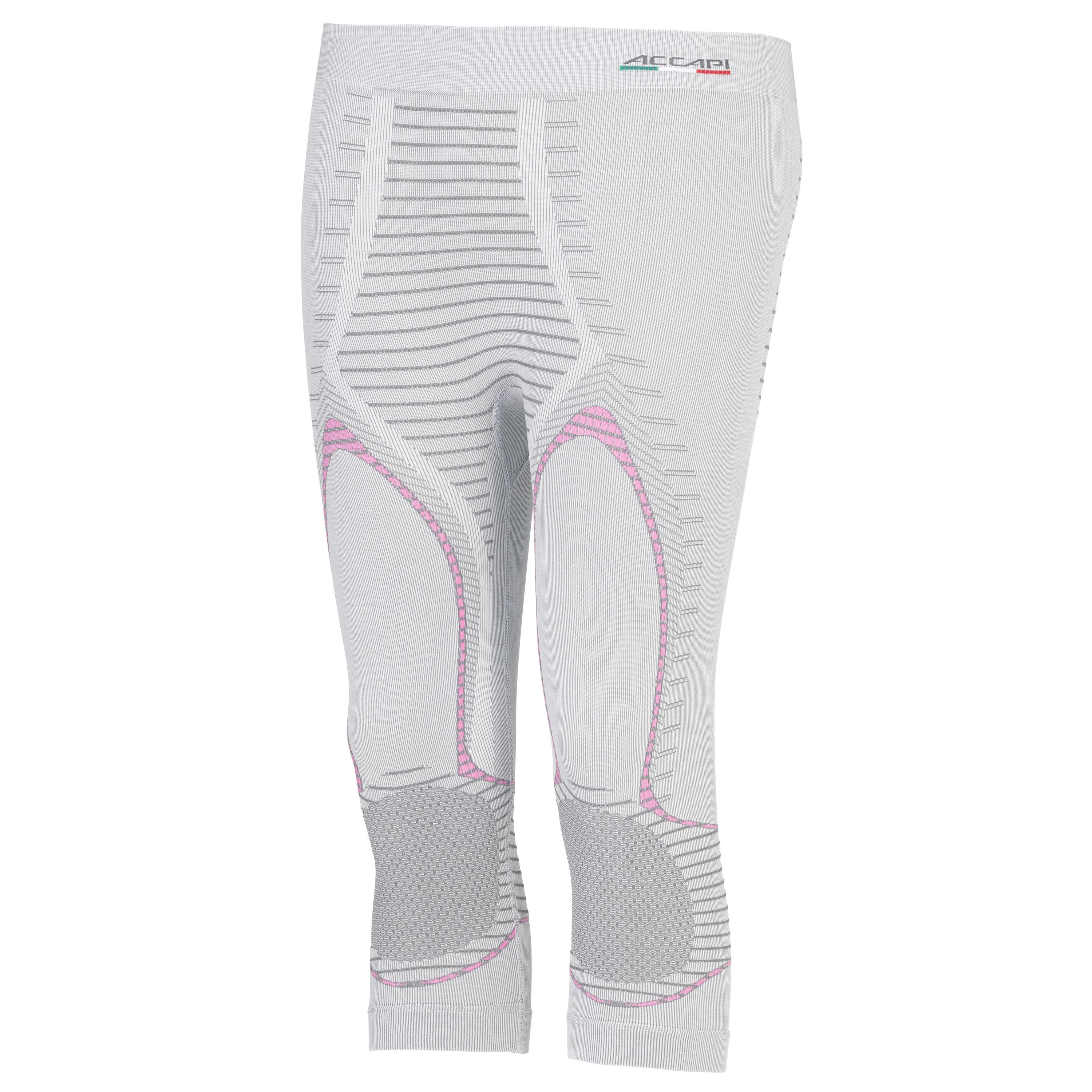 

Термолеггинсы Accapi X-Country X-Country 3/4, silver, XS-S, Белый;серый;розовый, X-Country X-Country 3/4