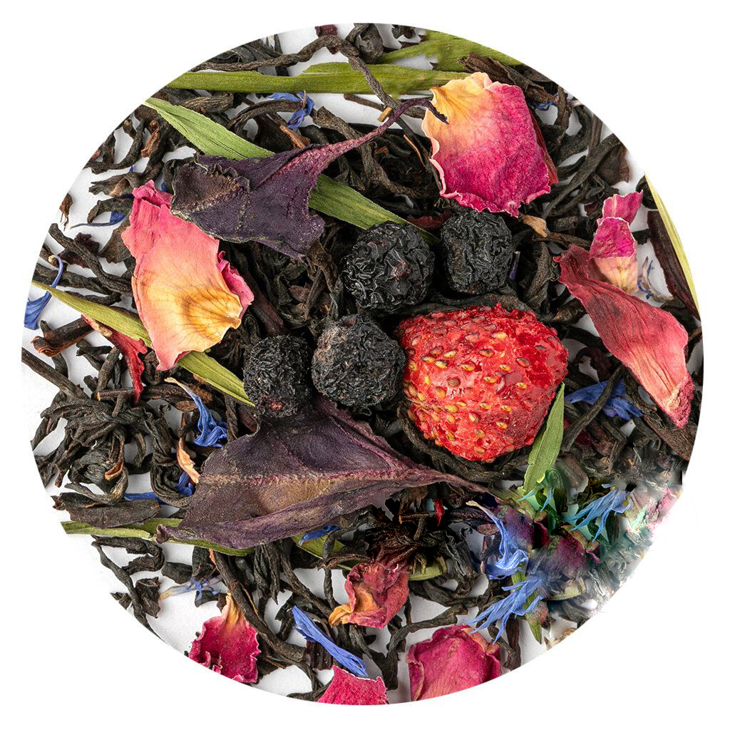 Чай черный Подари чай Любимый с базиликом без ароматизации, 250 г