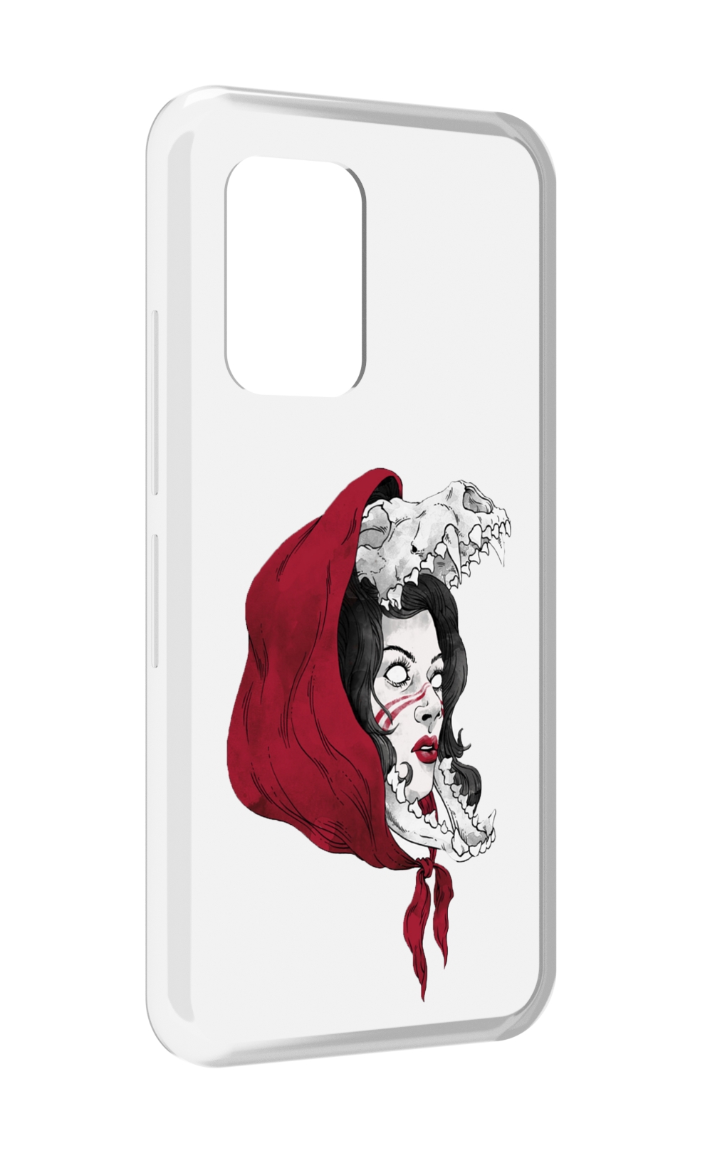 

Чехол MyPads Красная шапочка и волк женский для UMIDIGI Bison GT, Прозрачный, Tocco