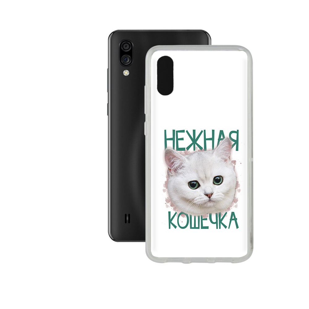 

Чехол MyPads Tocco для ZTE Blade A5 (2020) нежная кошечка (PT226944.454.520), Прозрачный, Tocco