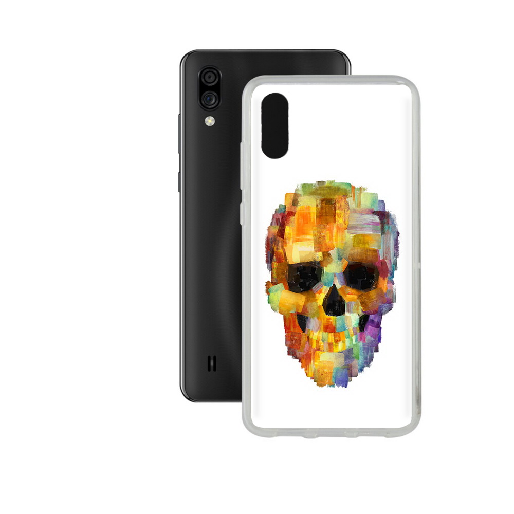 

Чехол MyPads Tocco для ZTE Blade A5 (2020) нарисованный череп (PT226944.454.516), Прозрачный, Tocco
