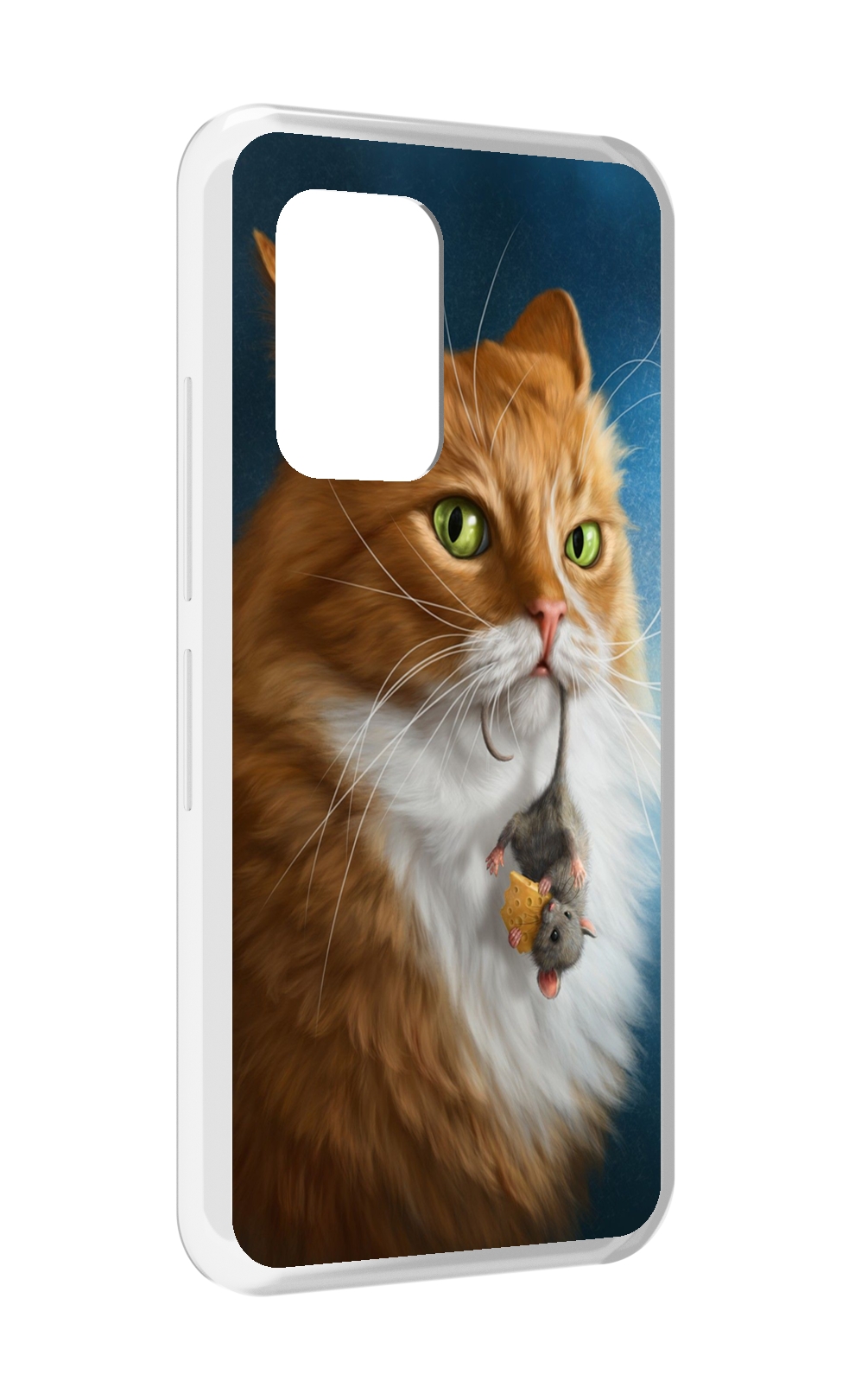 

Чехол MyPads Кот-и-мышь для UMIDIGI Bison GT, Прозрачный, Tocco
