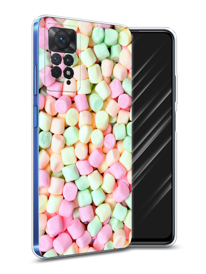 

Чехол Awog на Xiaomi Redmi Note 11 Pro "Marshmallows", Разноцветный, 315650-10