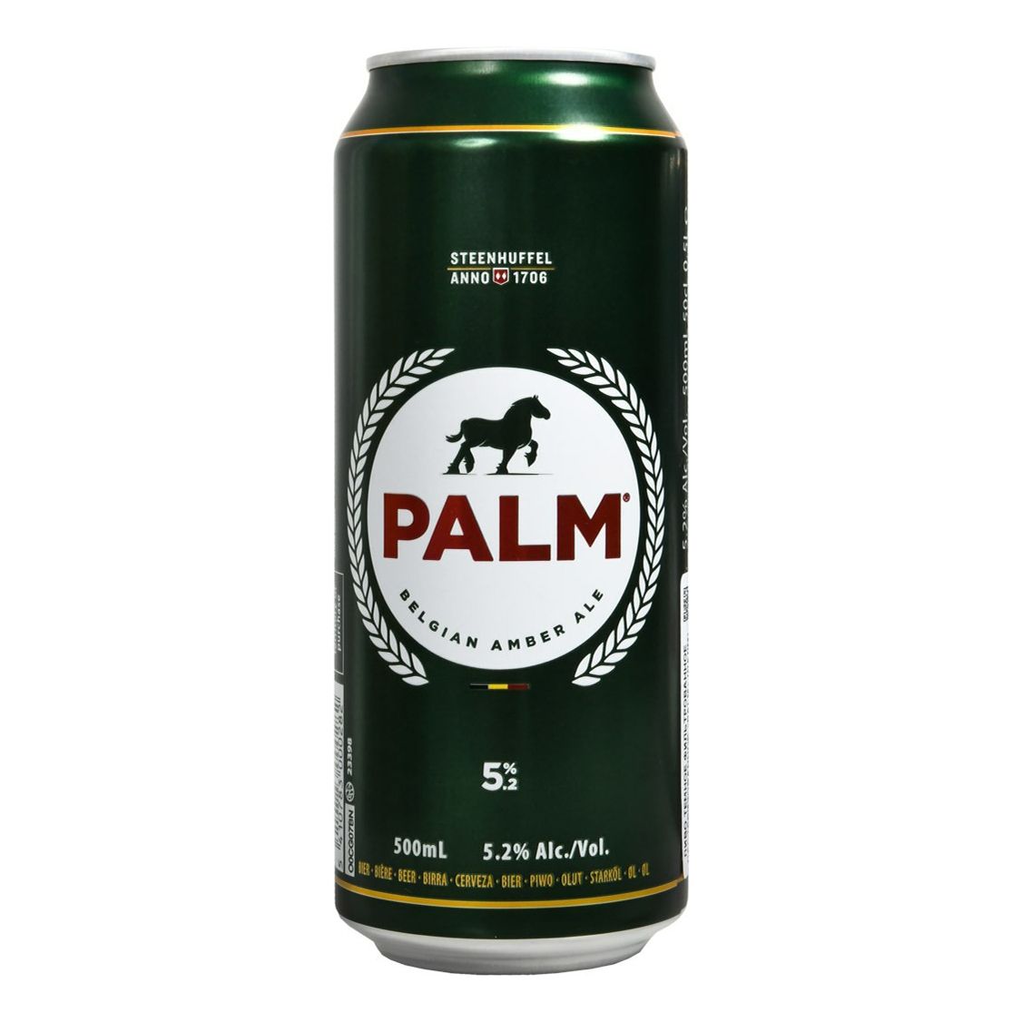 

Пиво Palm темное фильтрованное пастеризованное 5,2% 0,5 л