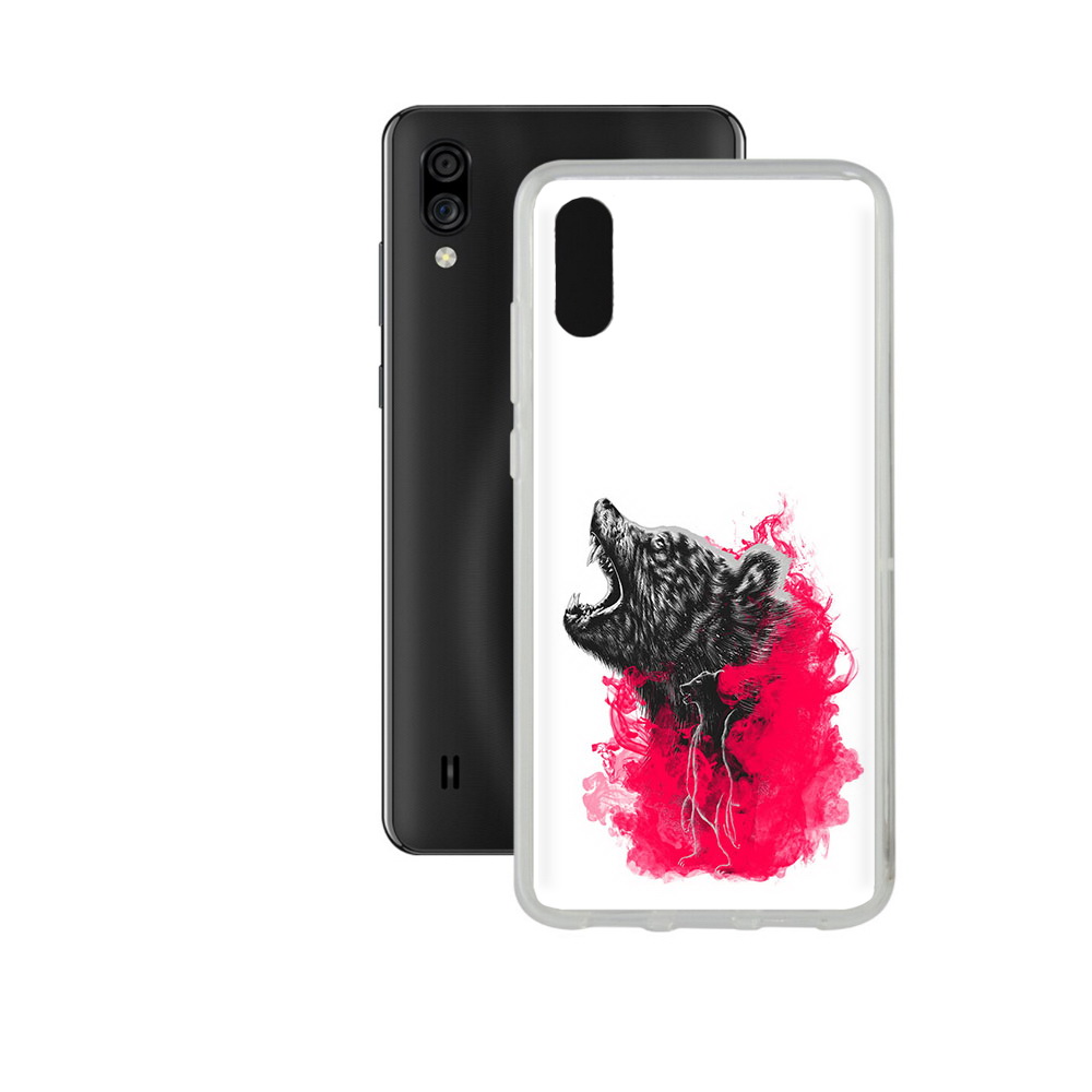 

Чехол MyPads Tocco для ZTE Blade A5 (2020) медведь в дымке (PT226944.454.463), Прозрачный, Tocco