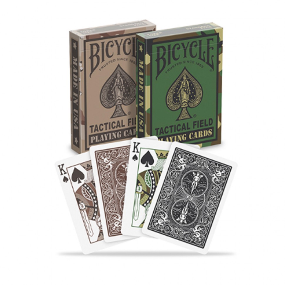 

Карты "Bicycle Tactical Field green/brown"