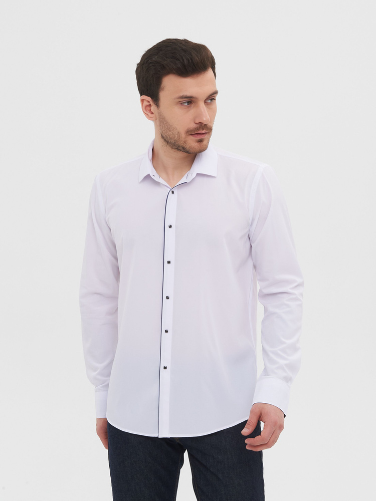 Рубашка мужская MIXERS 10052023 белая 3XL