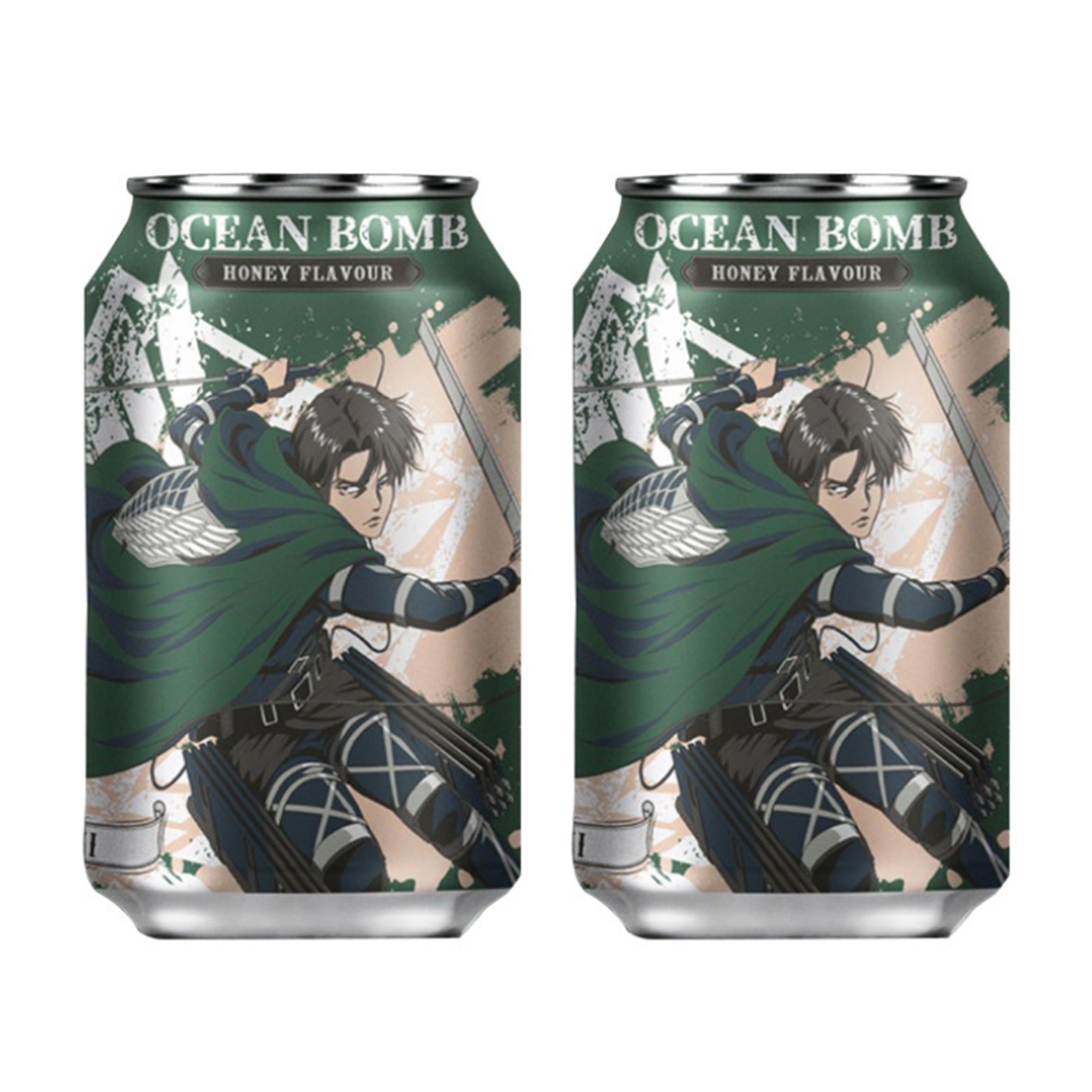 Лимонад Ocean Bomb со вкусом меда, 2 шт по 330 мл