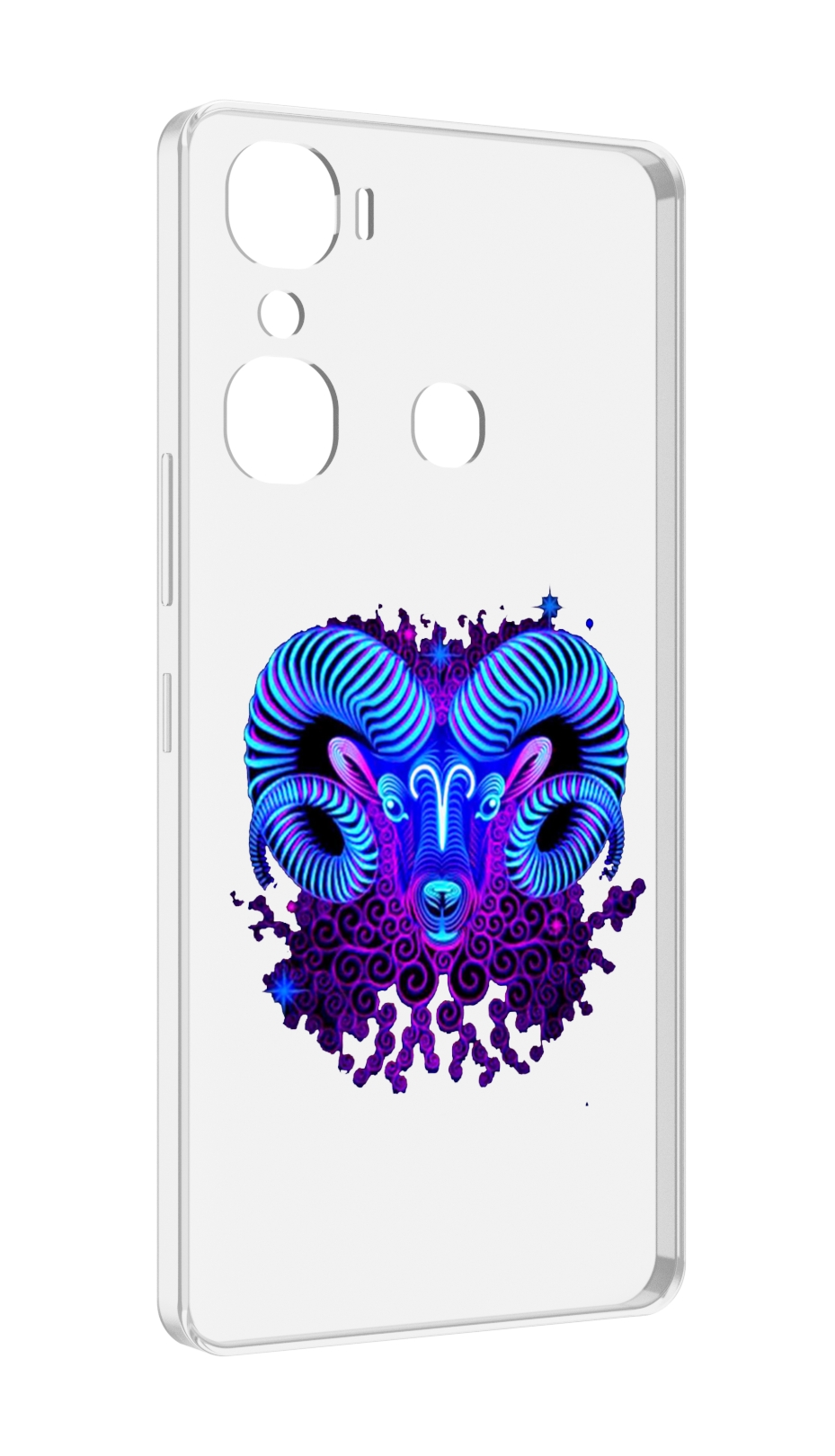 

Чехол MyPads знак зодиака овен 2 для Infinix Hot 12 Pro, Прозрачный, Tocco