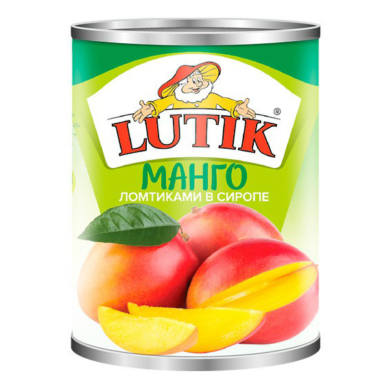 Манго Lutik ломтиками в сиропе 425 г