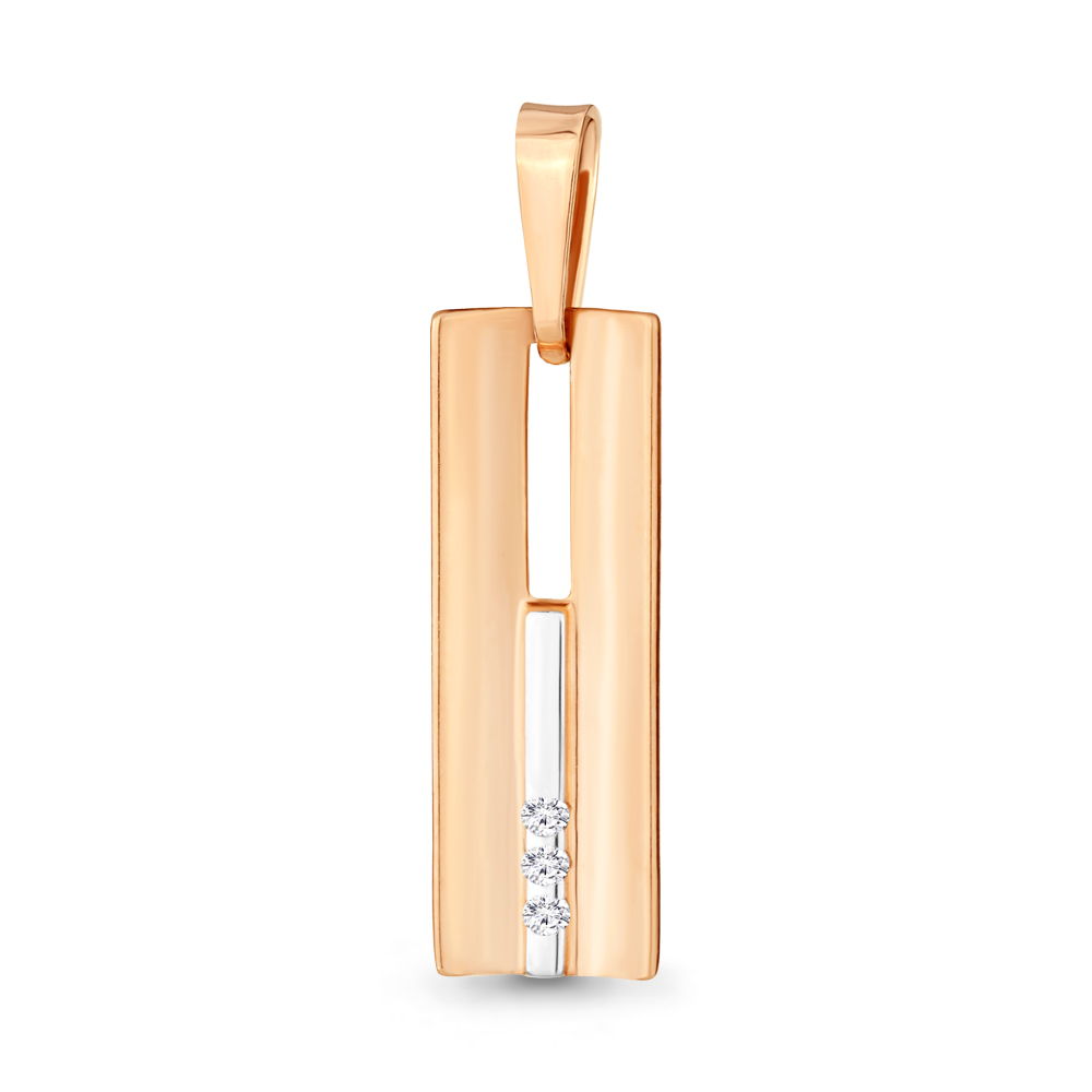 

Подвеска из серебра с фианитом Aquamarine 23330А_925_з, 23330А_925_з