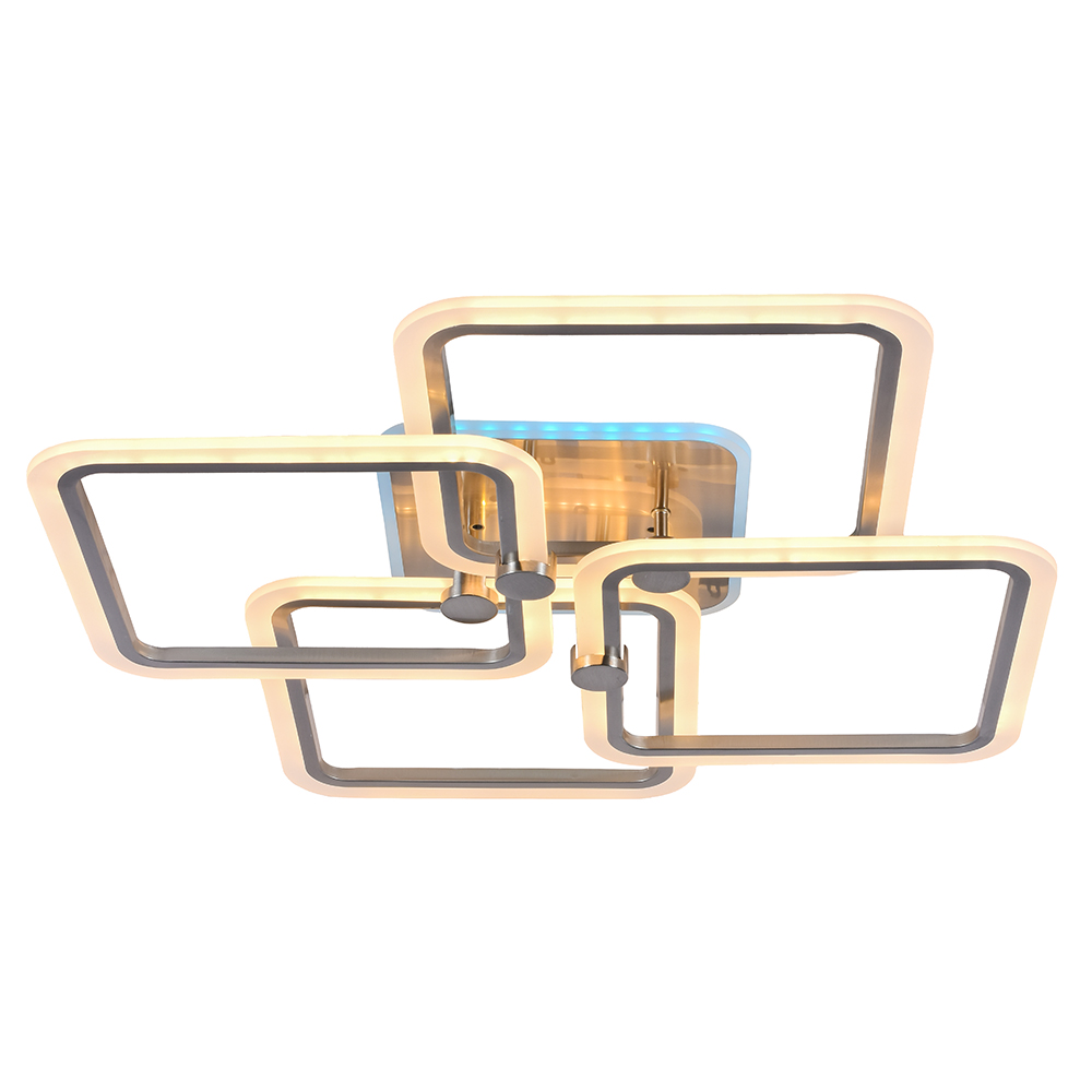 

Светодиодная люстра Profit Light 8001/4 NKL 144W+10W RGB