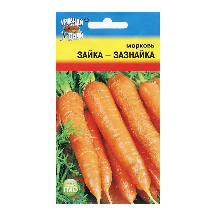 фото Семена морковь урожай удачи зайка-зазнайка р00019520 1 уп.