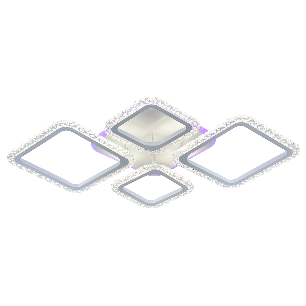 

Светодиодная люстра Profit Light 18029/2+2 WHT 88W+12W RGB
