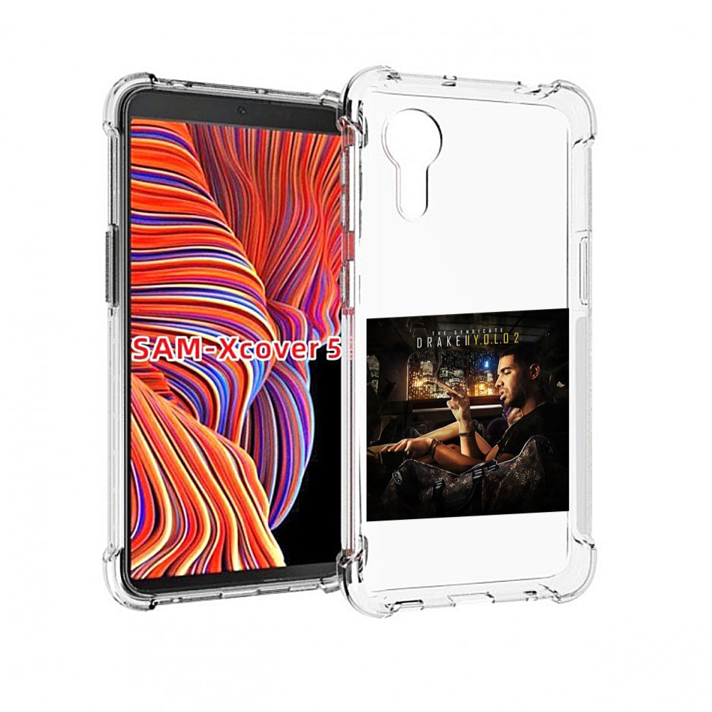 

Чехол MyPads Drake - You Only Live Once 2 для Samsung Galaxy Xcover 5, Прозрачный, Tocco