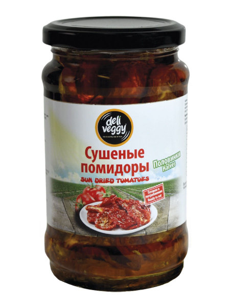 Томаты Deli Veggy сушеные в масле половинки 320 г