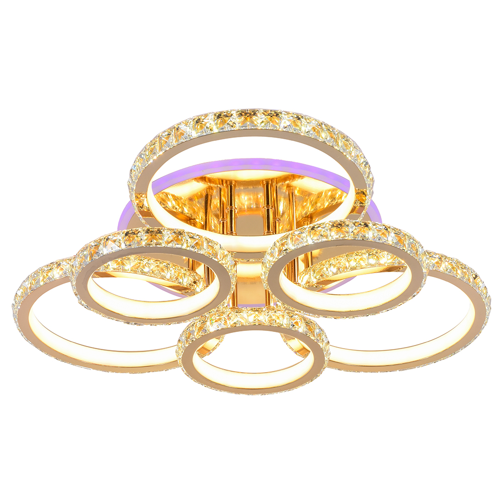 фото Светодиодная люстра profit light 18052/6 fgd a 228w+8w rgb