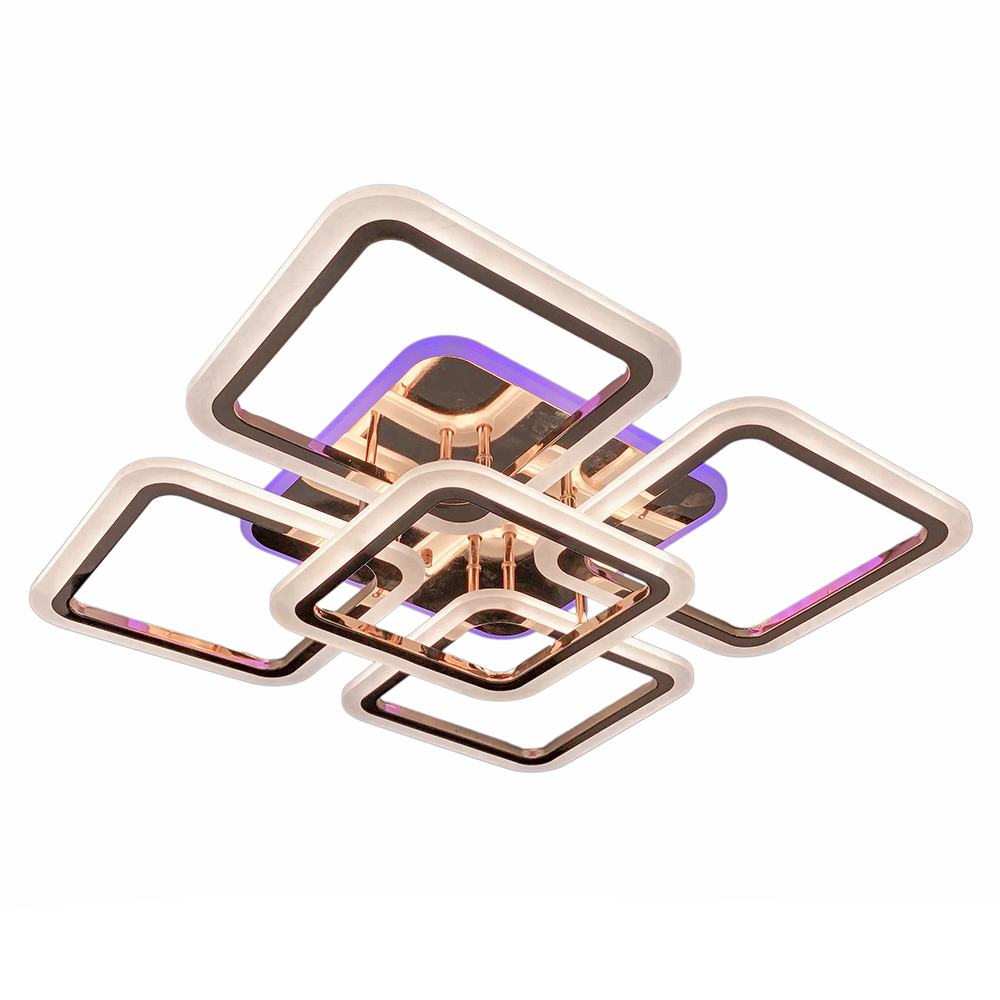 фото Светодиодная люстра profit light 1375/4+1 fgd 140w+12w rgb