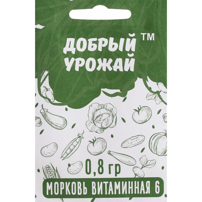

Семена Морковь "Витаминная 6", 0,8 г