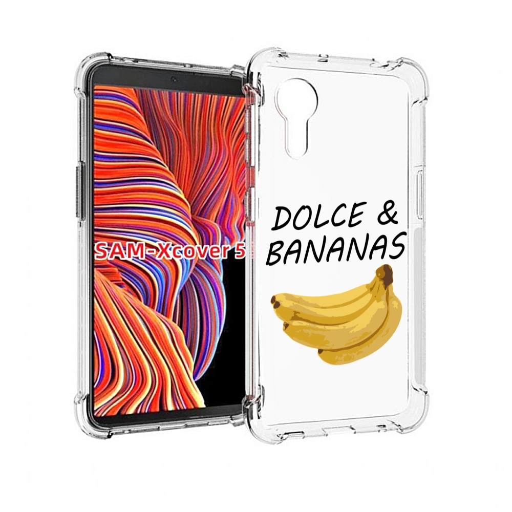 

Чехол MyPads Dolce Дольче банан для Samsung Galaxy Xcover 5, Прозрачный, Tocco