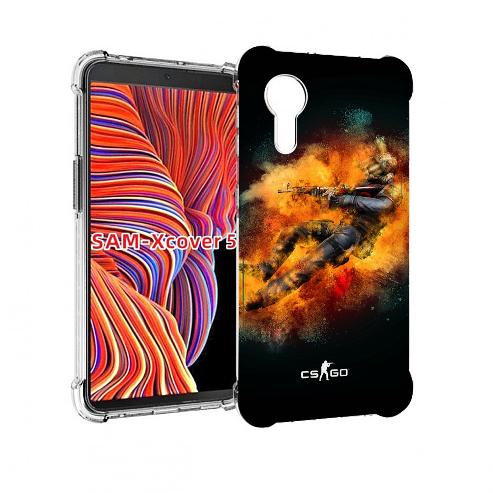 

Чехол MyPads CS-go-Контр-террорист мужской для Samsung Galaxy Xcover 5, Прозрачный, Tocco