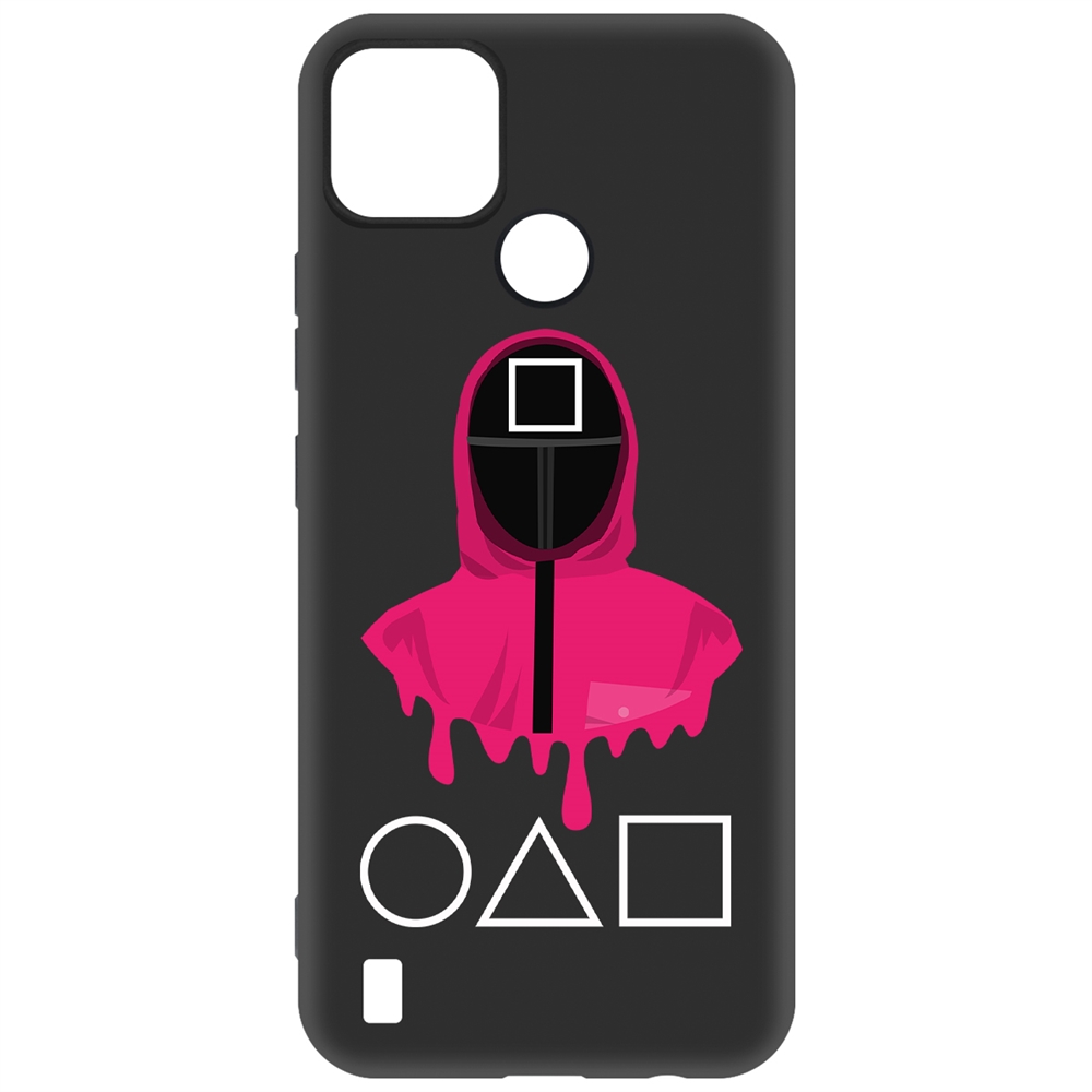 Чехол-накладка Krutoff Soft Case Игра в кальмара-Начальник для Realme C25Y черный