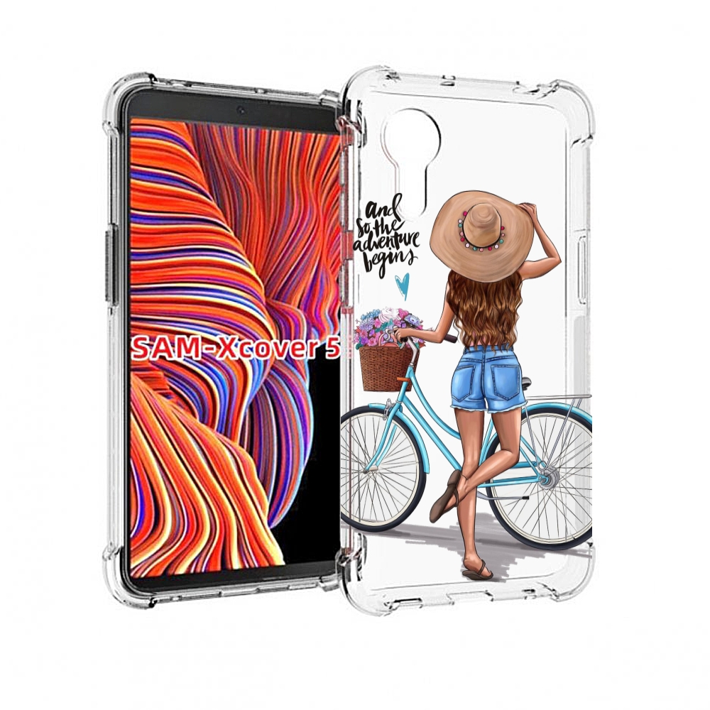 

Чехол MyPads Adventure женский для Samsung Galaxy Xcover 5, Прозрачный, Tocco