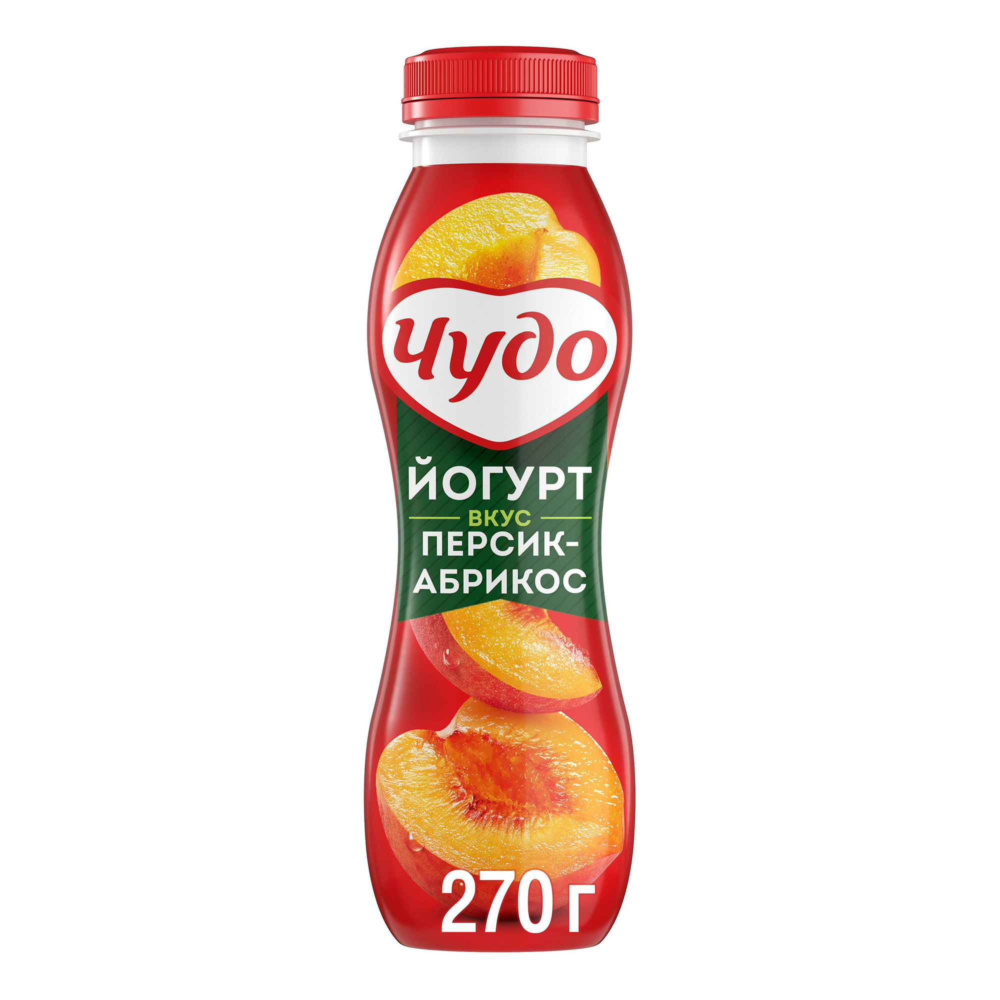 

Йогурт питьевой Чудо персик-абрикос 2,4% БЗМЖ 270 г